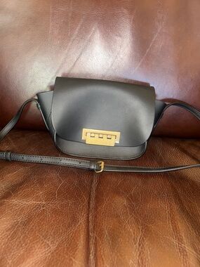 Zac Posen All Leather Crossbody Bag NEW